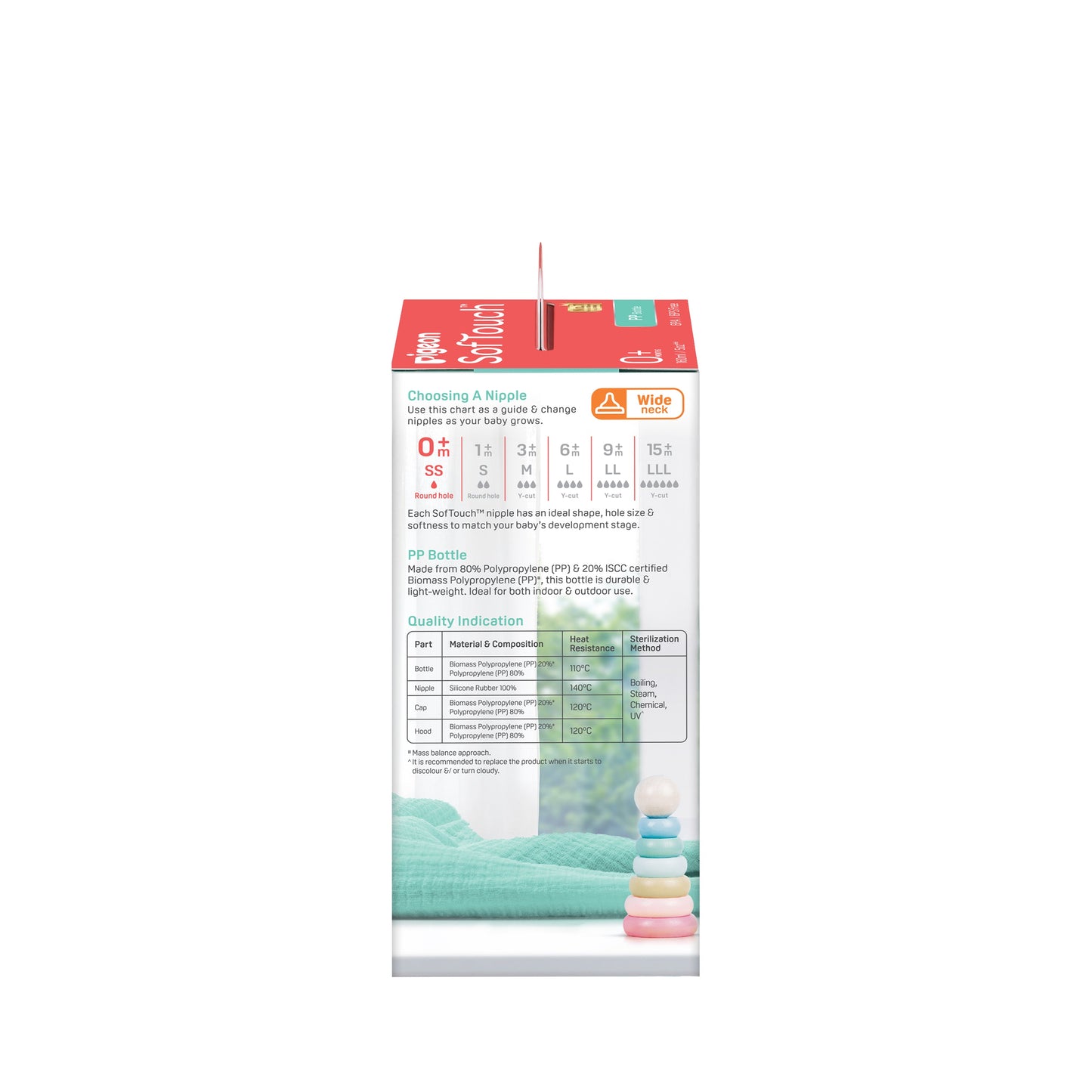 SOFTOUCH  NURSING BOTTLE PP 160ML SUMMER