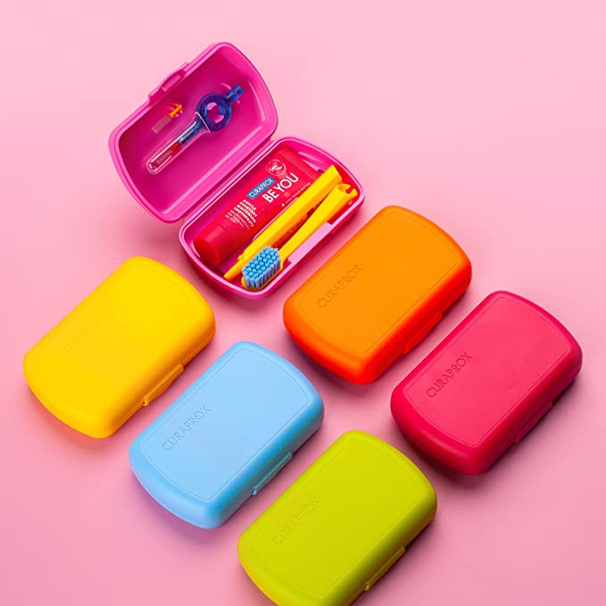 Curaprox Travel Set with Toothbrush & Toothpaste (Assorted Colours)