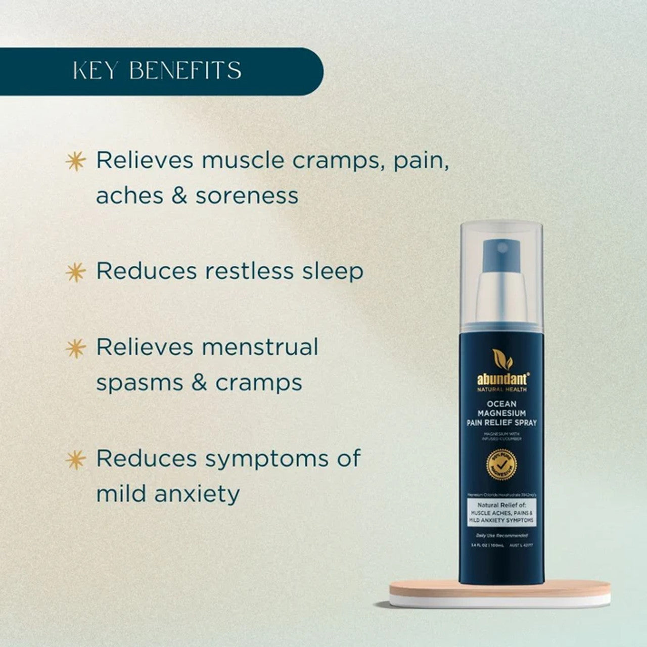 Abundant Ocean Magnesium Pain Relief Spray 100ml