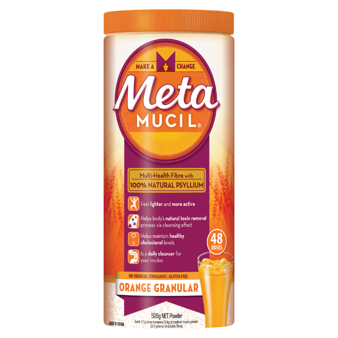 Metamucil Daily Fibre Supplement Orange Granular 48 Doses 528 g