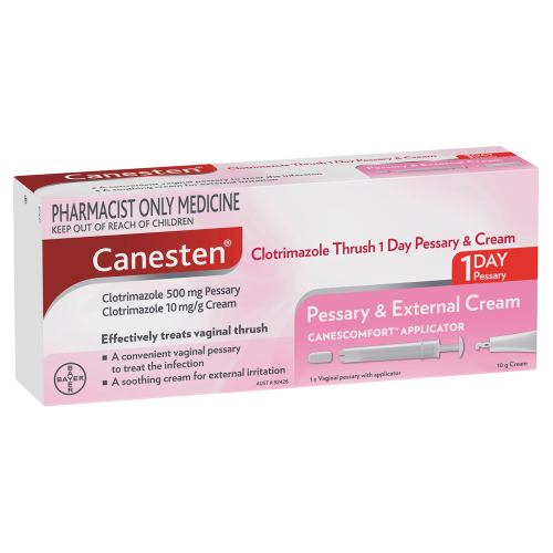 Canesten Clotrimazole Thrush 1 Day Pessary & Cream