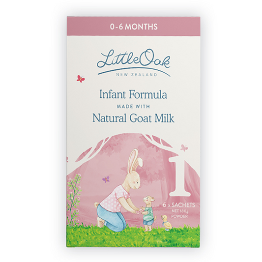 LittleOak Natural Goat Milk Infant Formula 6 x 30g Sachets