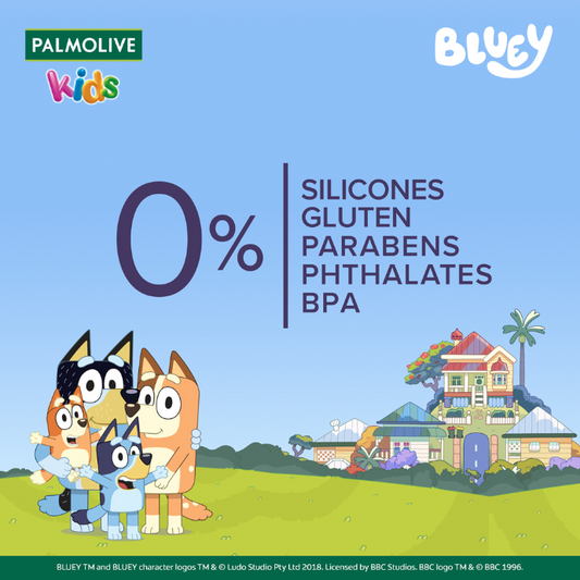 Palmolive Bluey Kids Body Wash Foam Cheeky Berry 400mL