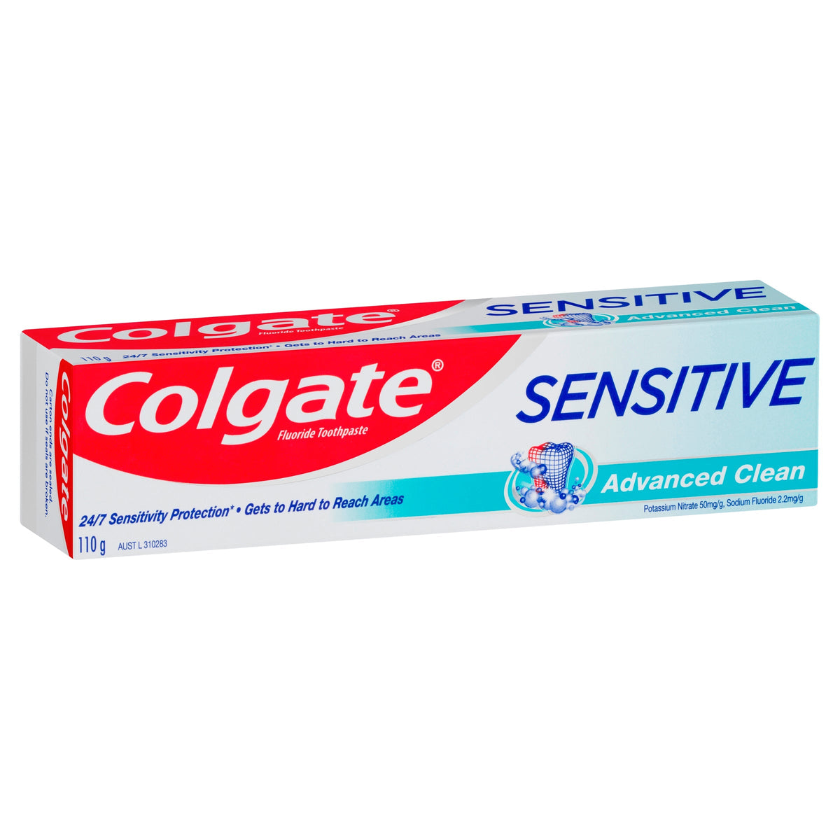 Callget Teetch Colgate Sensitive teeth pain Advanced Clean Fluoride Toothpaste 110g ...