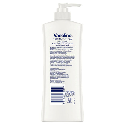Vaseline Radiant Glow Skin Serum 400ml