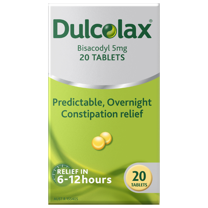 Dulcolax Bisacodyl 5mg 20 Tablets