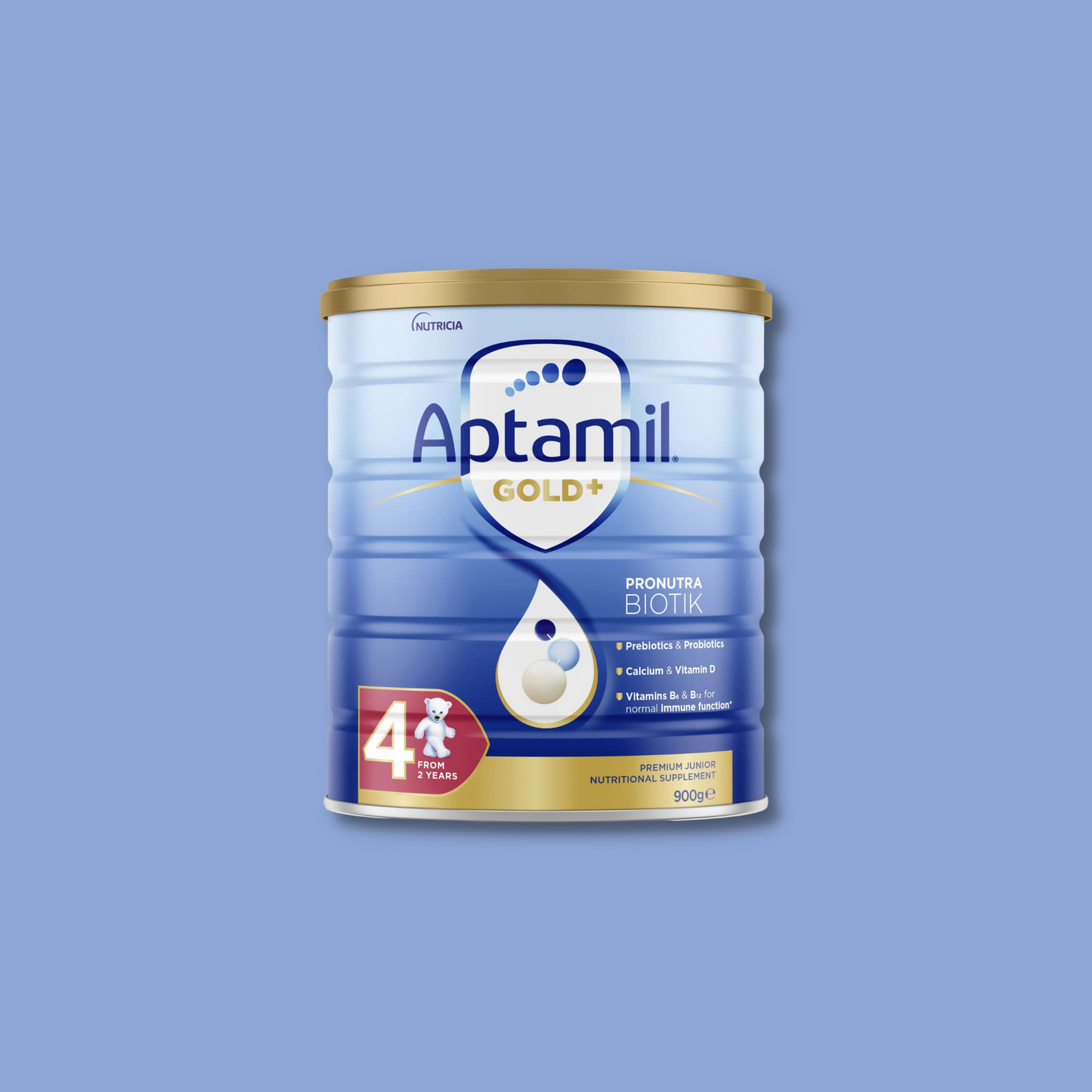 Aptamil Gold+ 4 Pronutra Biotik Junior Nutritional Supplement From 2 Years 900g - STELLAR PHARMACY
