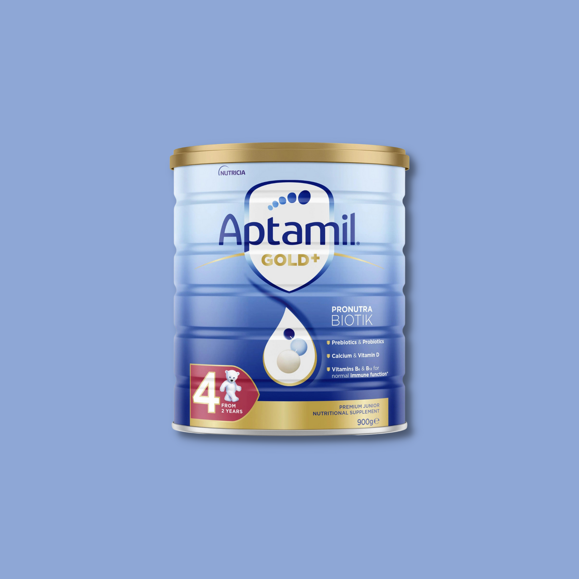 Aptamil Gold+ 4 Pronutra Biotik Junior Nutritional Supplement From 2 Years 900g - STELLAR PHARMACY