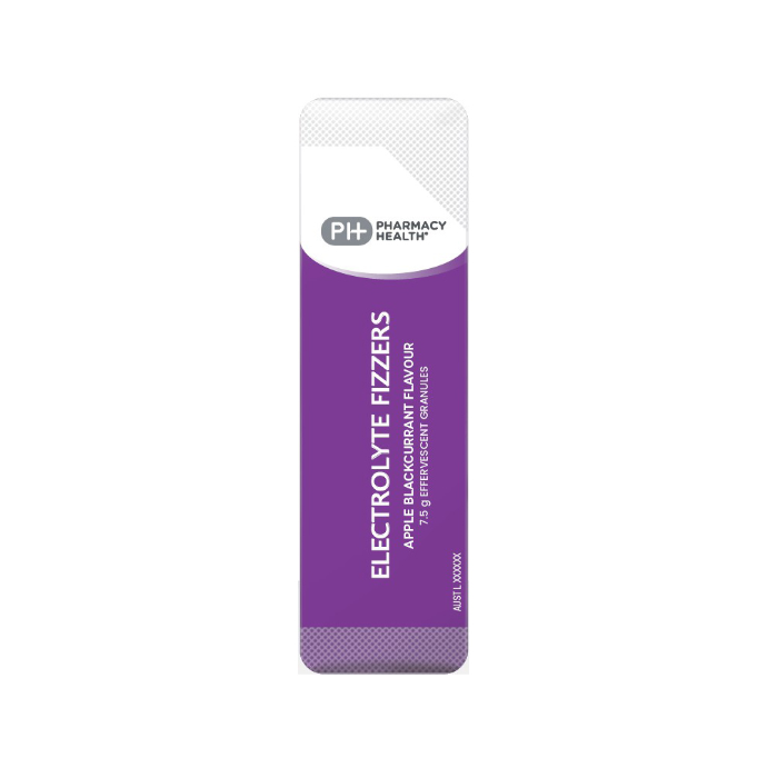 PHARMACY HEALTH Electrolyte Fizzers Apple Blackcurrant x 10 Sticks