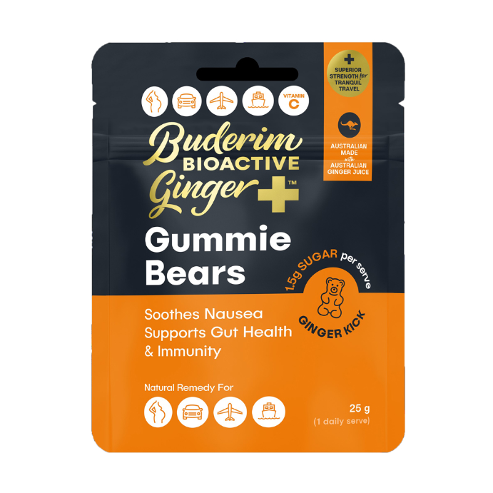 Bioactive Ginger Plus Gummie Bears, 25g Snack-pack