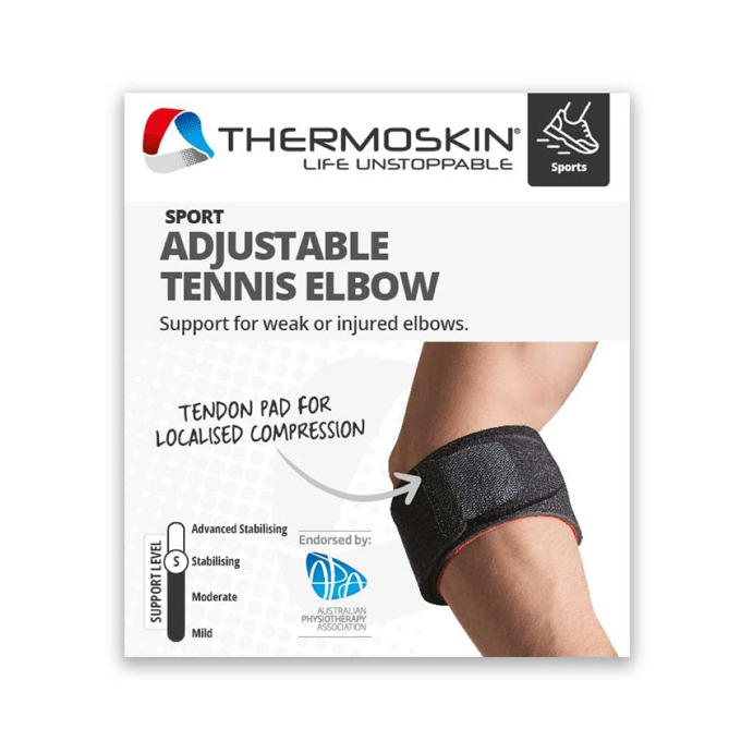 Thermoskin Sport Tennis Elbow Adjustable Black