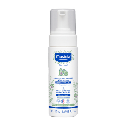 Mustela Newborn Foam Shampoo for Cradle Cap Prevention 150mL