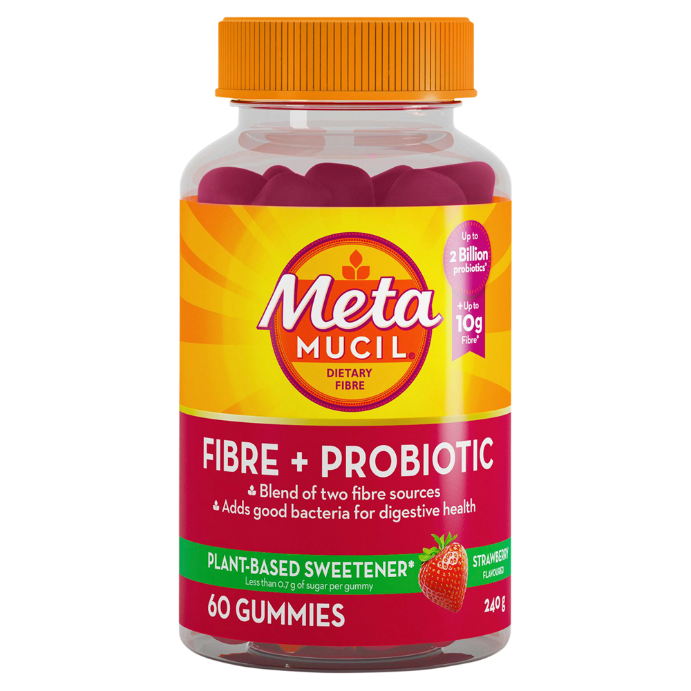 Metamucil Fibre + Probiotic 60 Gummies
