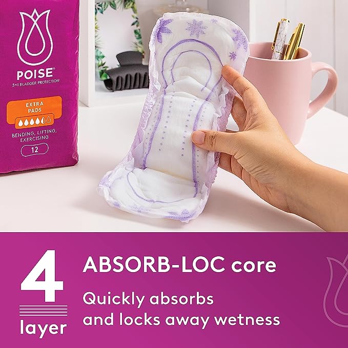 Poise Pads For Bladder Leaks Overnight 16 Pack - STELLAR PHARMACY