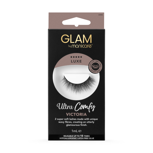 Glam by Manicare Ultra Comfy Lash Luxe Victoria 1 Pair