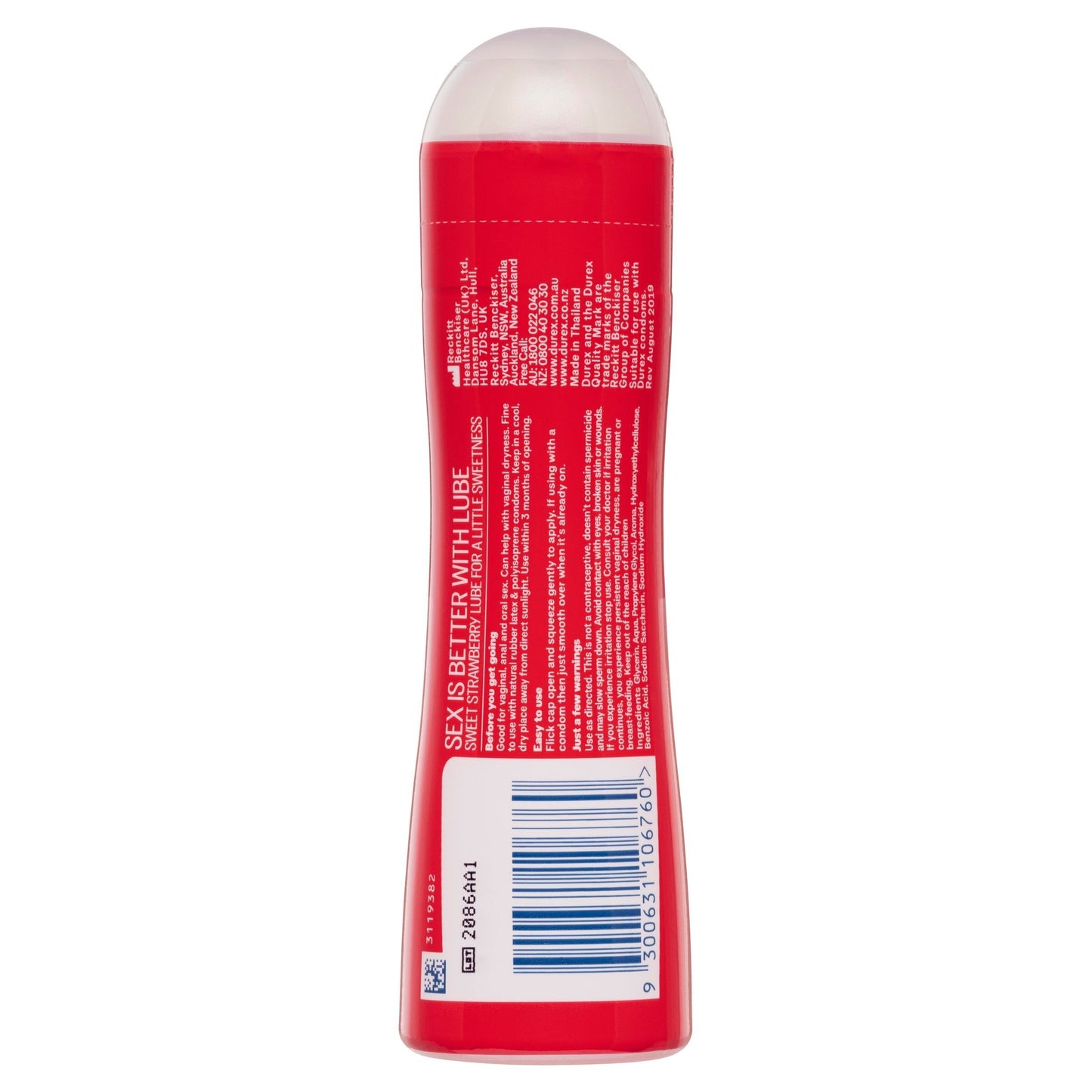 Durex Lubricant Strawberry 100ml