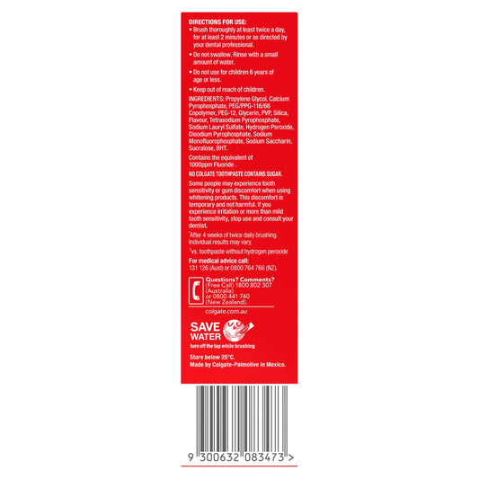 COLGATE Optic White Stain Fighter  Enamel White Toothpaste 95g