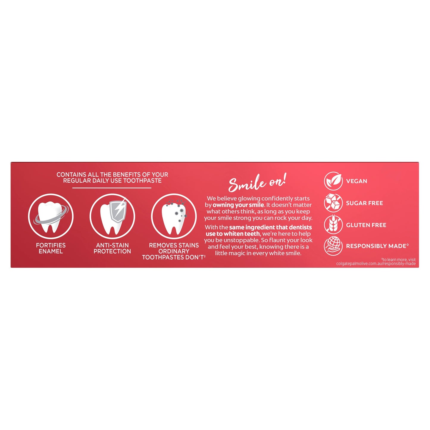 Colgate Optic White Enamel White Toothpaste 140g