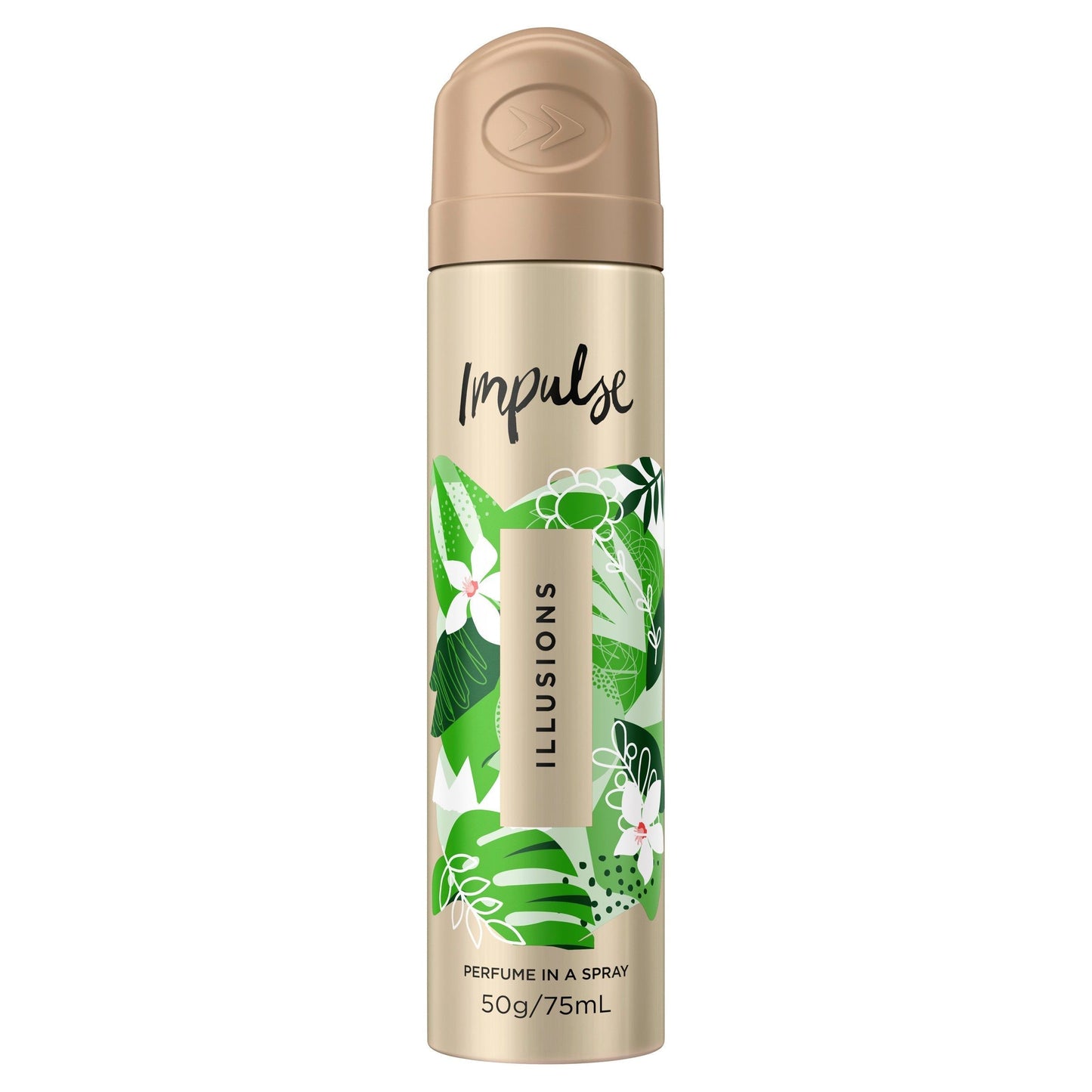 Impulse Body Spray Aerosol Deodorant Illusions 75ml