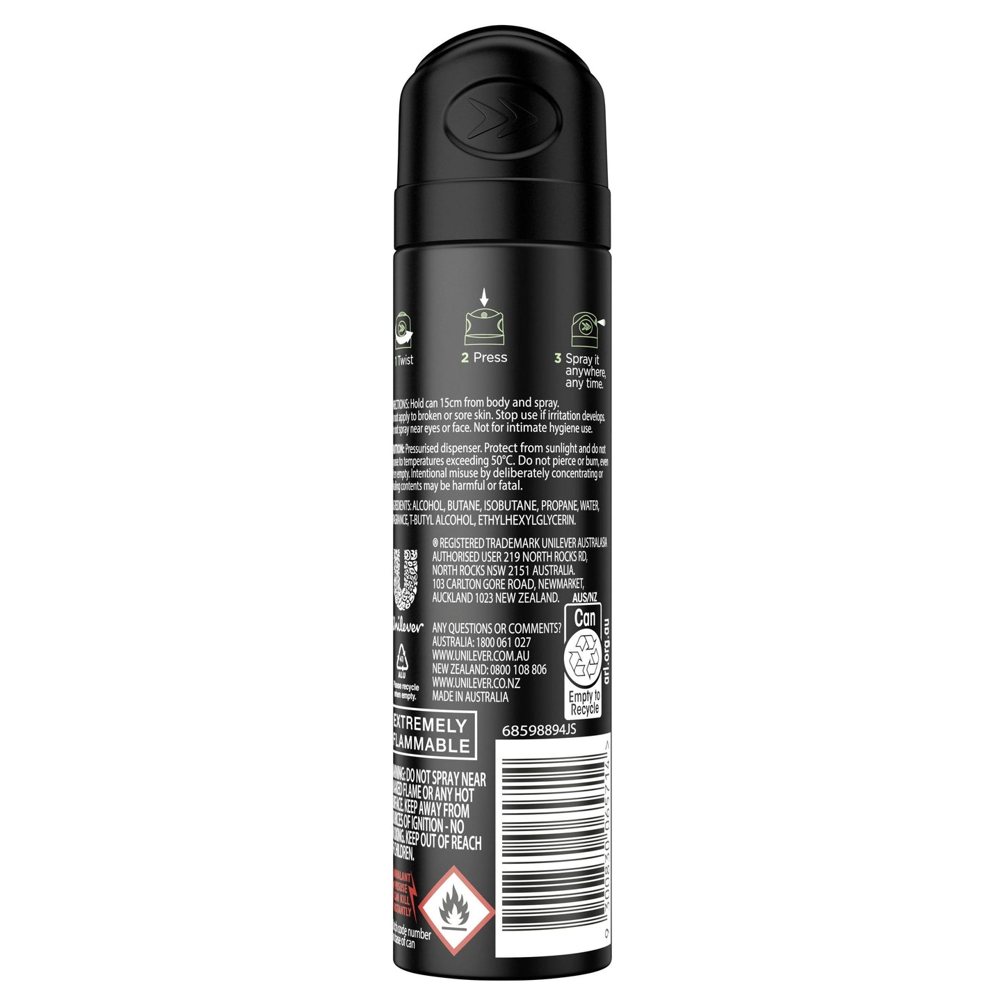 Impulse Luxe Deodorant Emerald Meadow 75ml