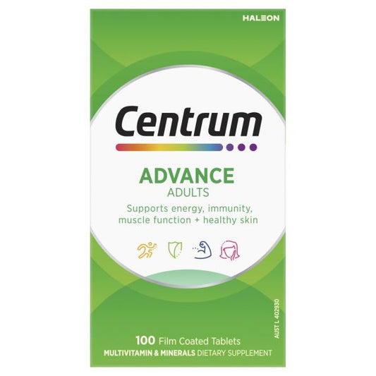 Centrum Advance Multivitamin Tablets - Complete One-A-Day Formula (100 Tablets)