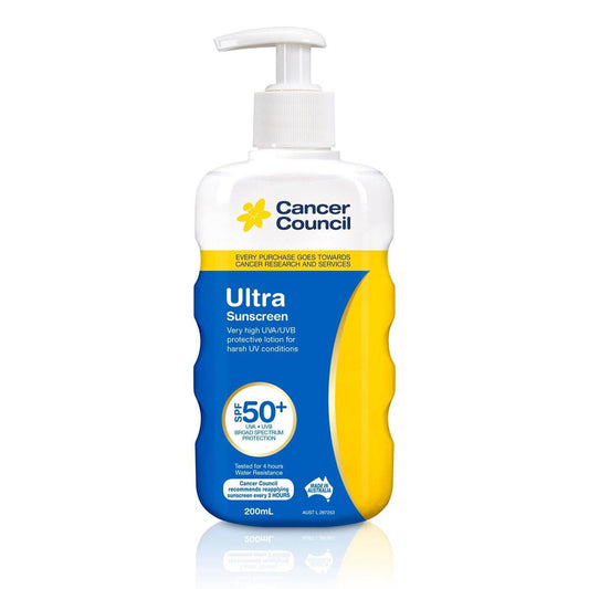 Cancer Council SPF 50+ Ultra Pump 200ml