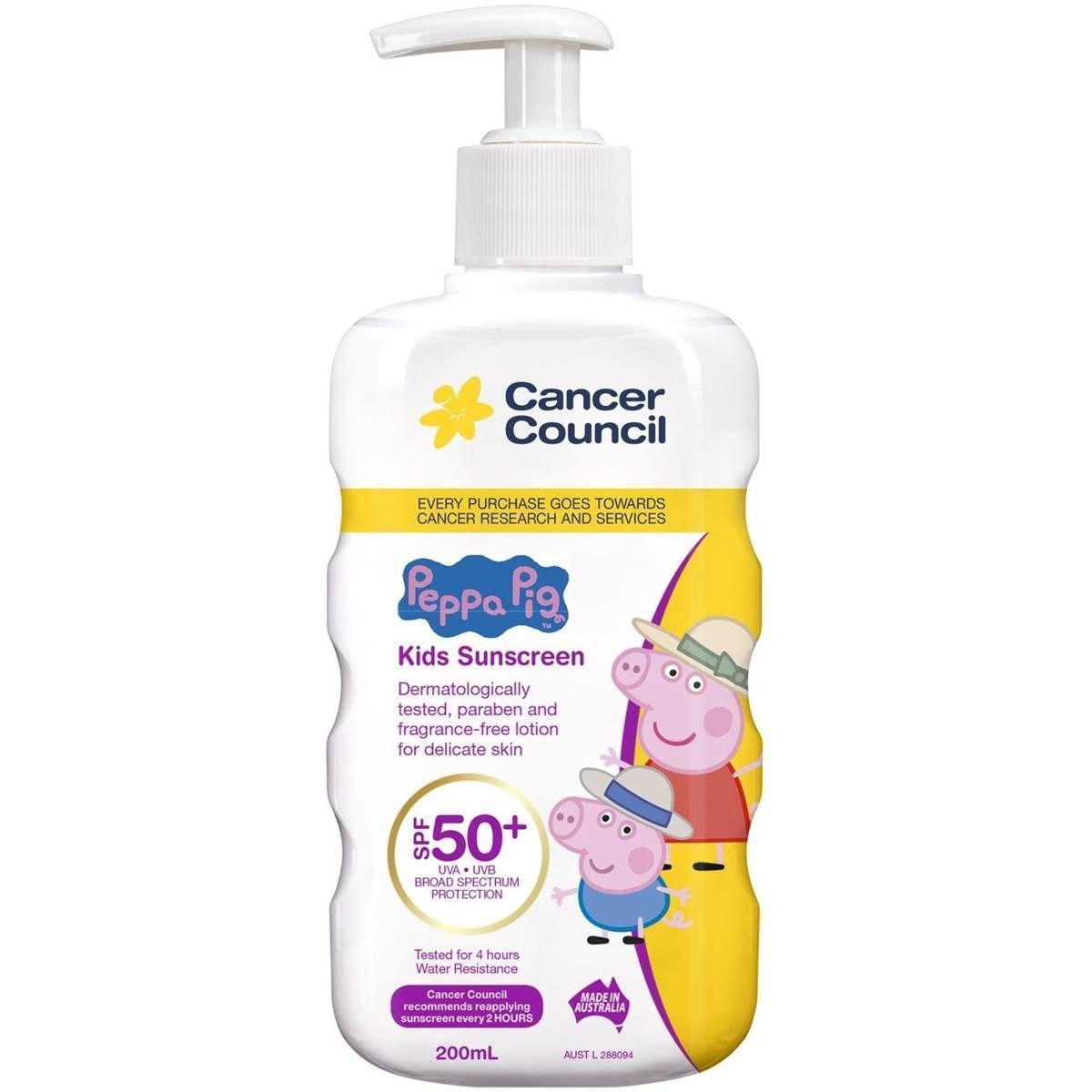 Cancer Council SPF 50+ Kids 200ml Finger Pump