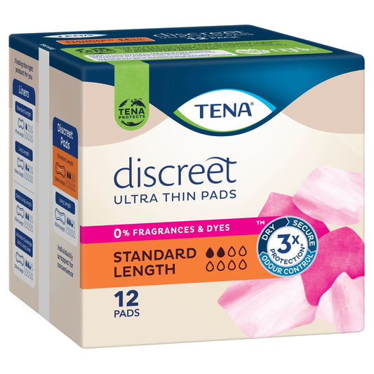TENA PAD Ultra THIN STANDARD 12PK