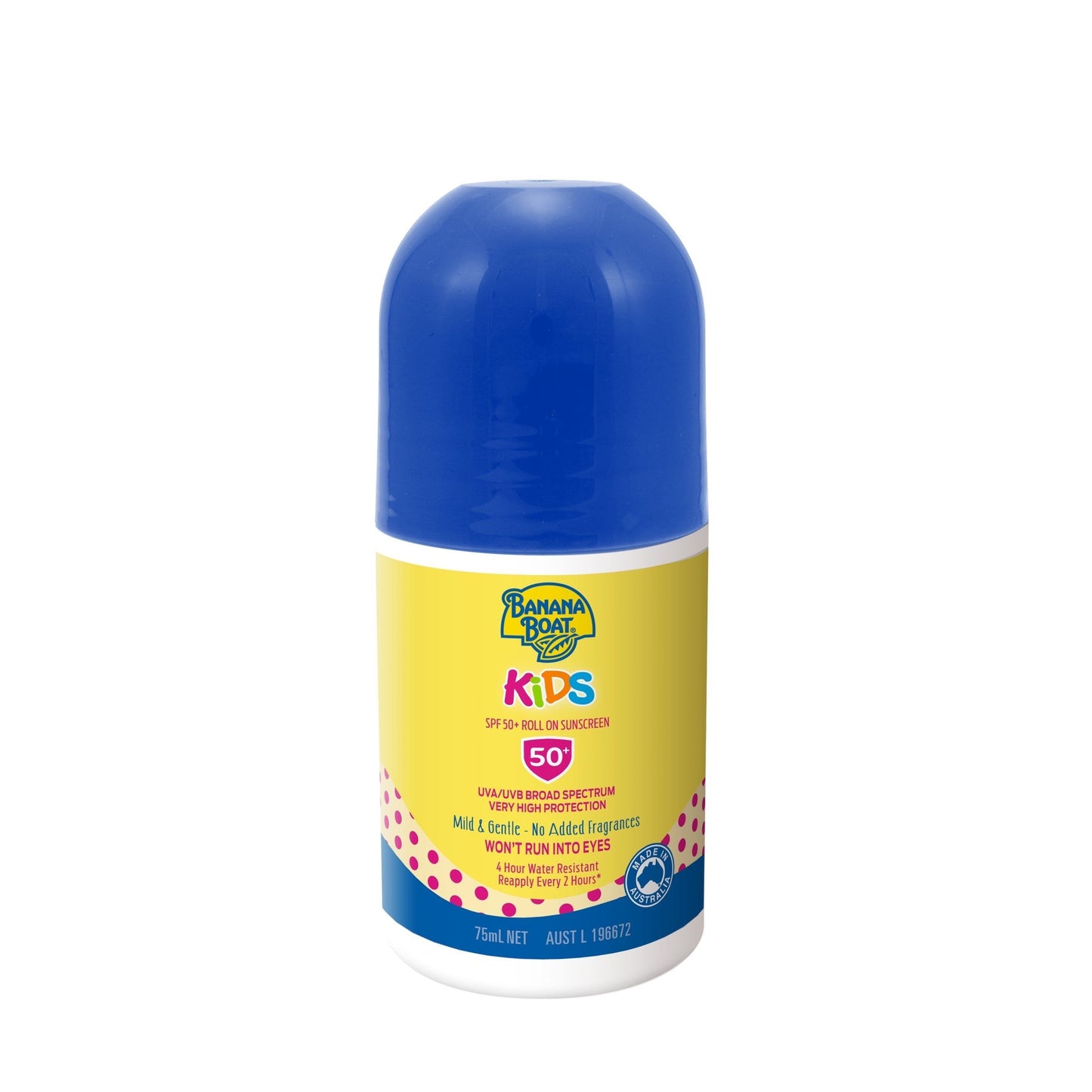 Banana Boat SPF 50+ Kids 75ml Roll On
