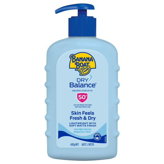 Banana Boat Dry Balance Sunscreen Lotion SPF 50+ 400g
