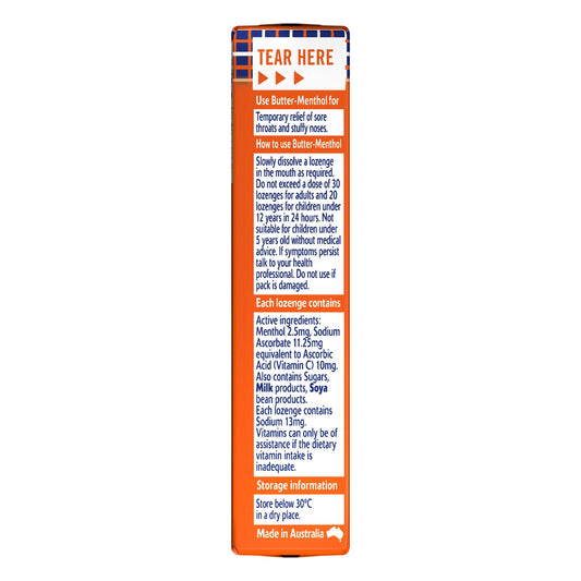 ALLENS Butter-Menthol Stick 10 Lozenges