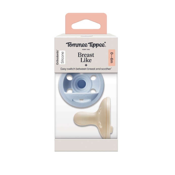 Tommee Tippee Breast-Like Soother 0-6m 2 Pack