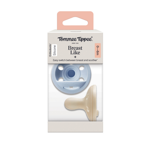 Tommee Tippee Breast-Like Soother 0-6m 2 Pack