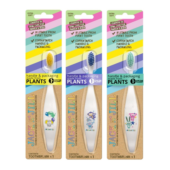 Jack N' Jill Kids Extra Soft Toothbrush Assorted 1 Each
