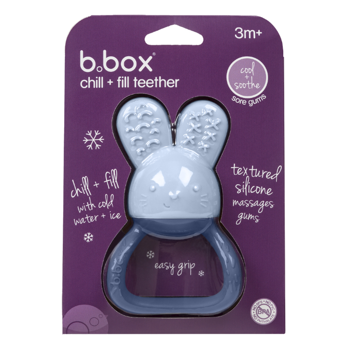 B.box Chill + Fill Teether - Lullaby Blue