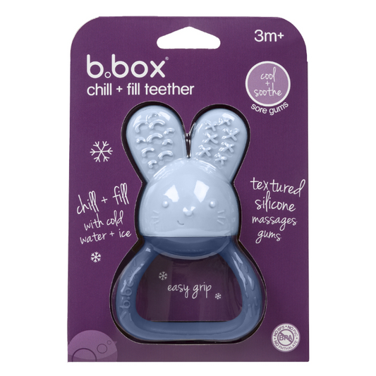 B.box Chill + Fill Teether - Lullaby Blue