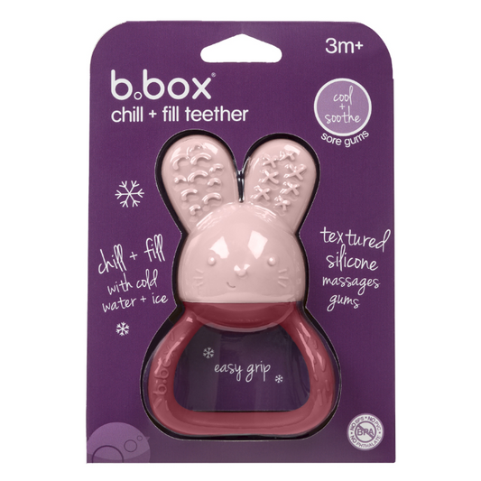 B.box Chill + Fill Teether - Blush