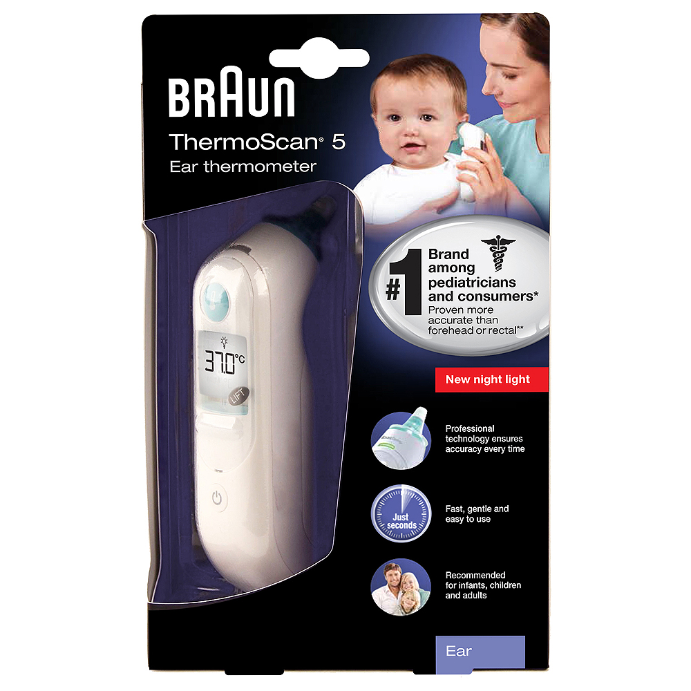 Braun ThermoScan 5 Ear Thermometer 1 Each