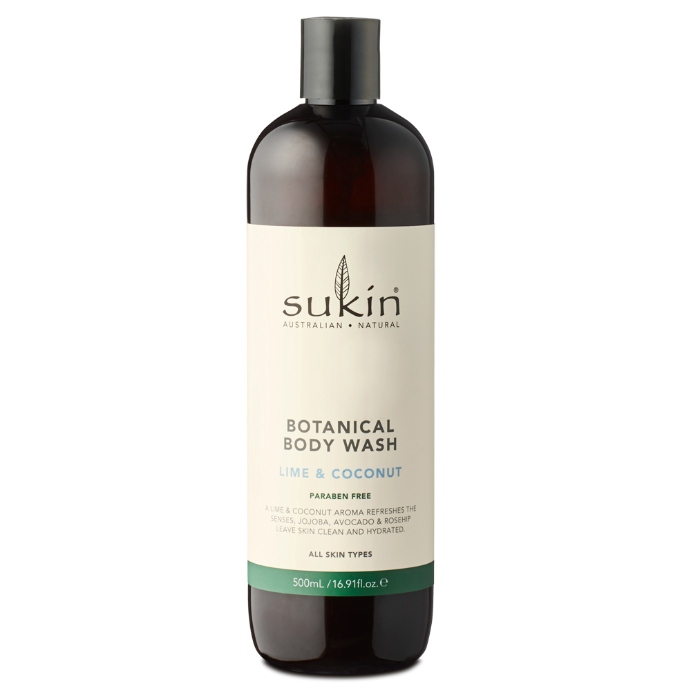 Sukin Botanical Body Wash Lime and Coconut 500mL
