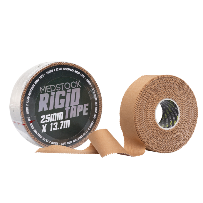 Medstock Rigid Strapping Tape Tan 25MMX 13.7M