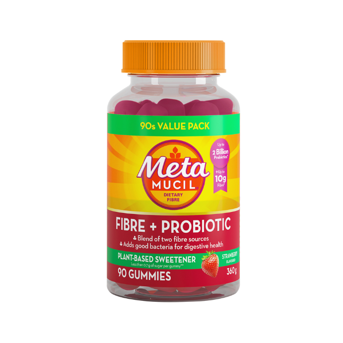 Metamucil Fibre + Probiotic 90 Gummies