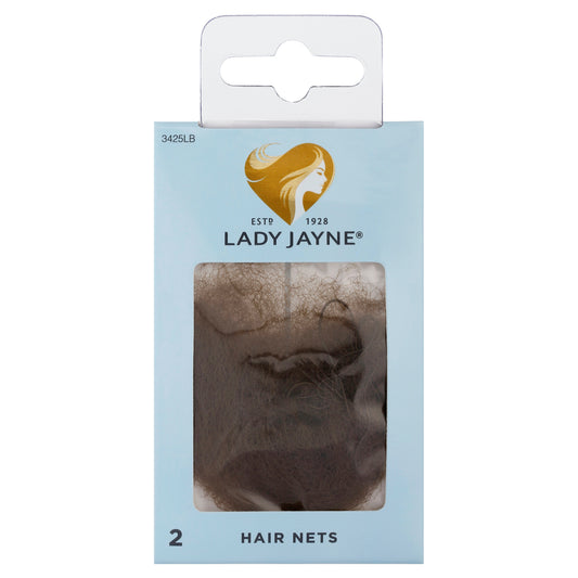 Hair Net Light Brown 2pk - STELLAR PHARMACY