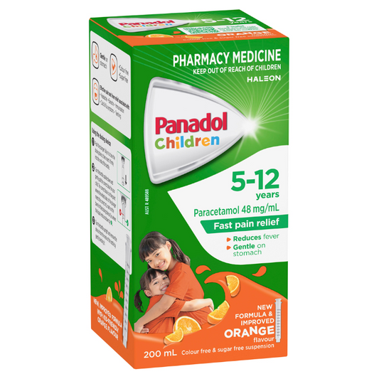 Panadol Children 5-12 Years Orange Flavour 200mL