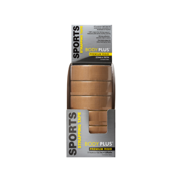 BodyPlus Strapping Tape Rigid 2.5Cm X13.7M Bp1399