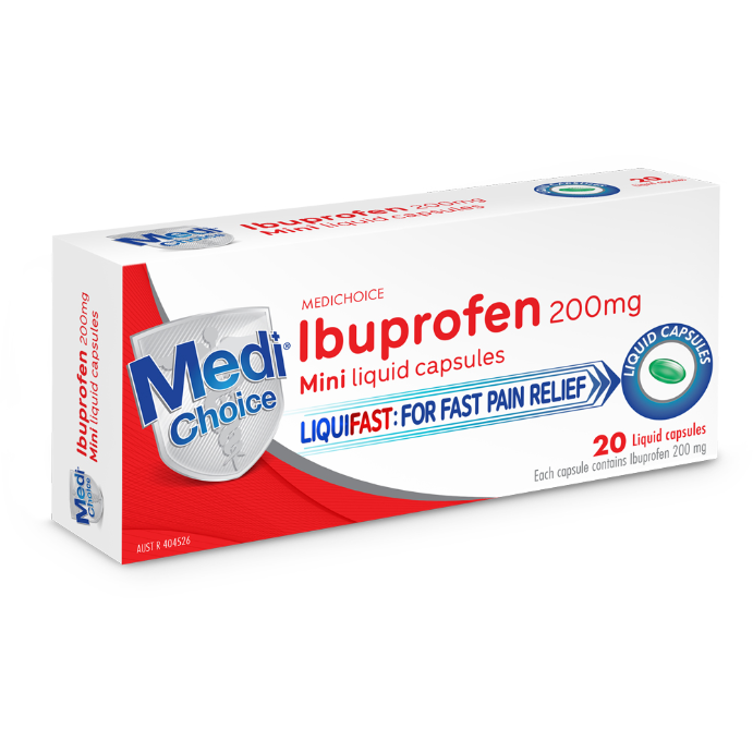 Medichoice Ibuprofen 200mg Mini 20 Pack