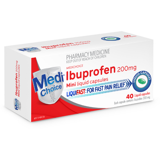 Medichoice Ibuprofen 200mg Mini 40 Pack