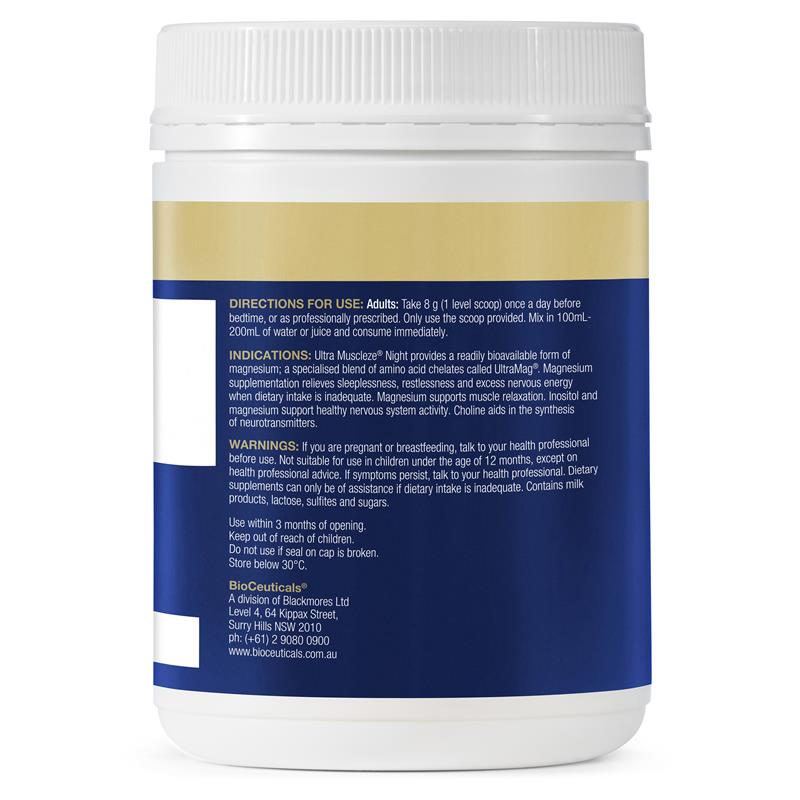 Ultra Muscleze Night 400g New