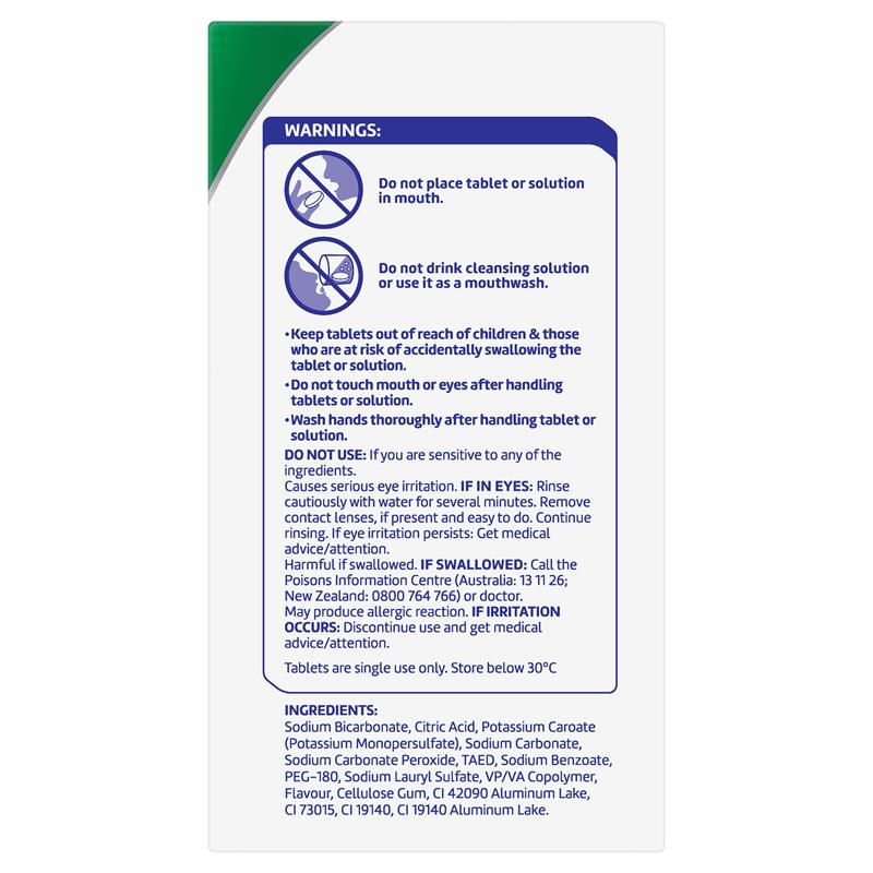 Polident 3 Minute Denture Cleanser 108 Tablets Exclusive Size