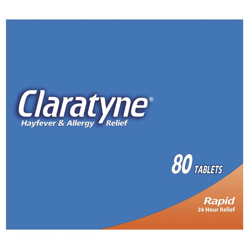 Claratyne Allergy & Hayfever Relief Antihistamine Tablets 80 pack