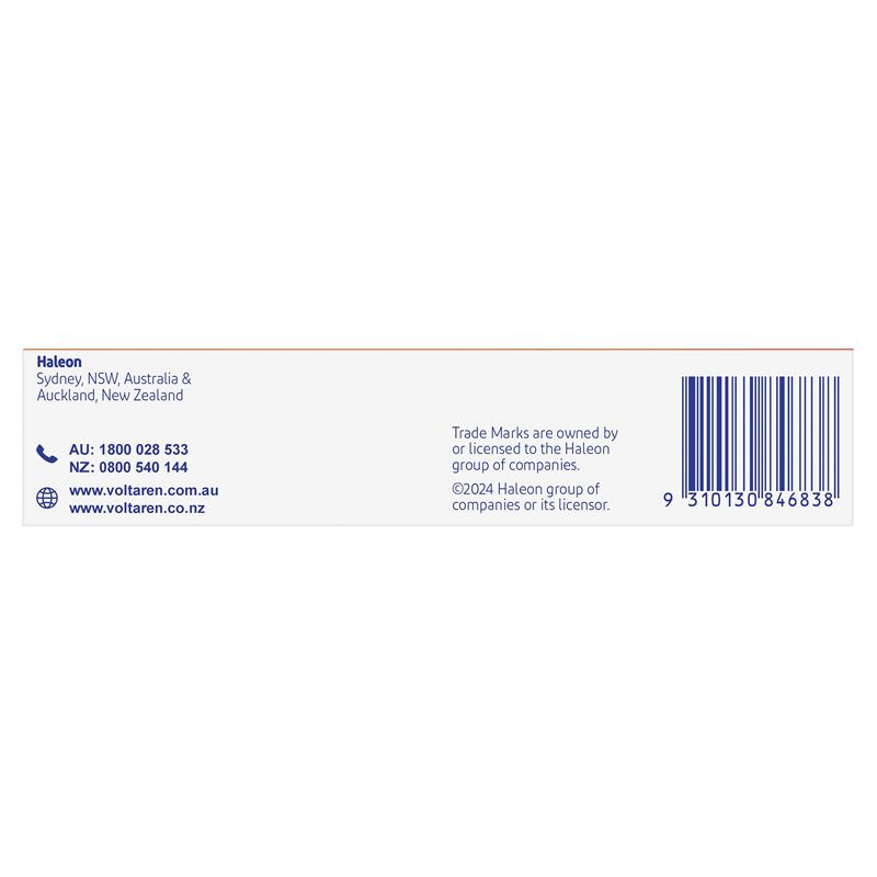 Voltaren Pain Relief Gel 50g - Fast-Acting Targeted Relief for Muscle Pain & Inflammation